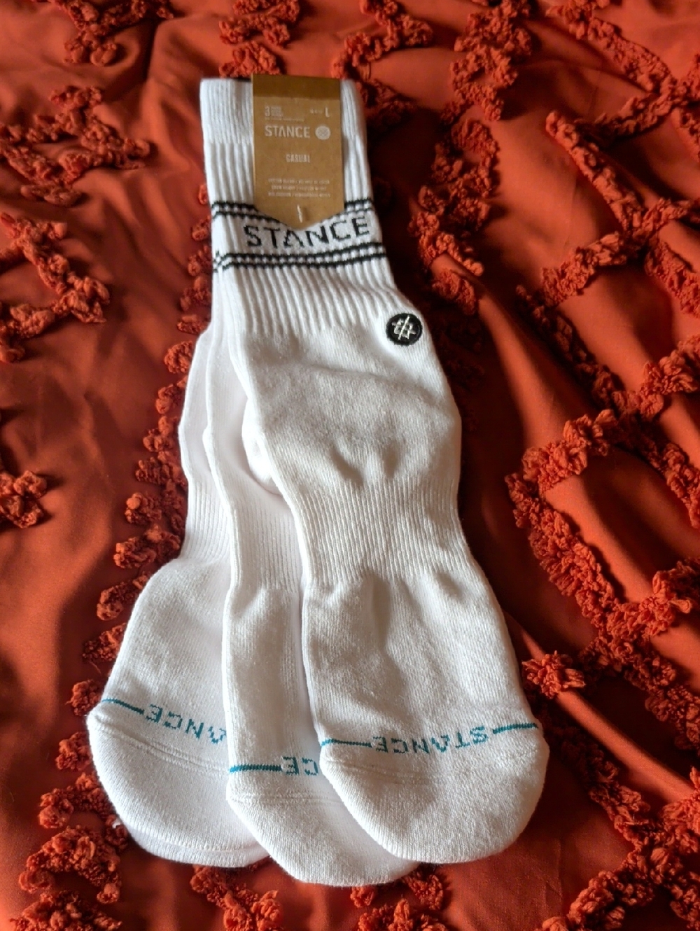 Stance Men’s White Casual Socks